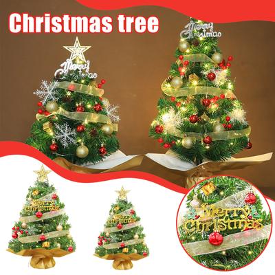 Albero di Natale Albero di Natale artificiale con luci, comprese le decorazioni natalizie Floccaggio Decorazioni natalizie perfette per la casa