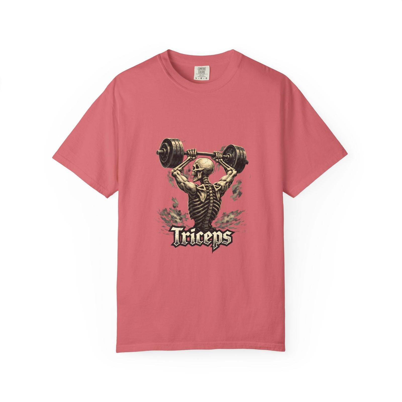 Skull Lifting Weights Triceps T-Shirt | Gym Bones Tee S разноцветный