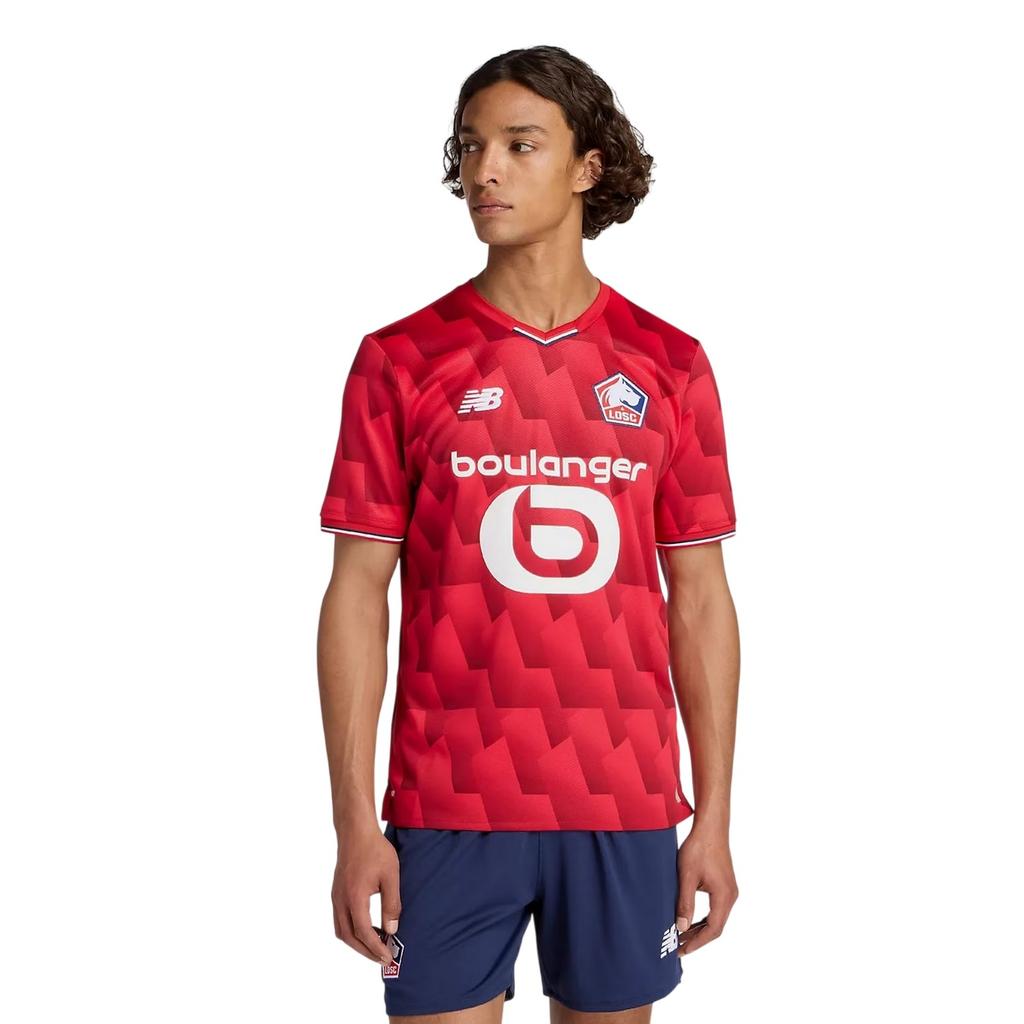 New Balance Mens Lille 25/26 Football Home Shirt