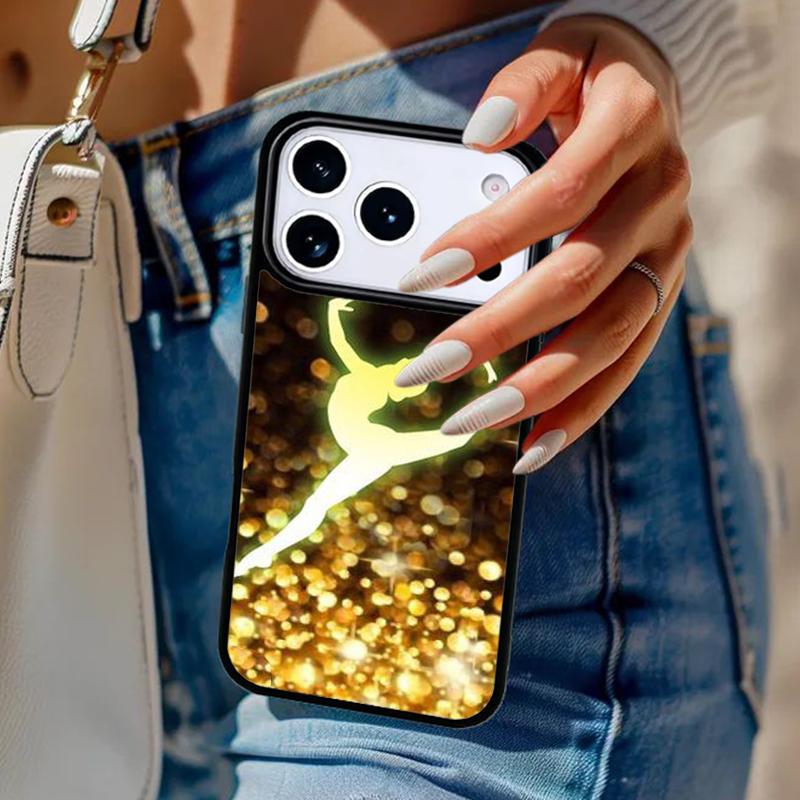 gymnastics silhouette Phone Case For iPhone 17 Air 14 15 13 12 Max Cover For Apple 14 15 16 16e 11 Pro Max Plus