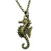 Mermaid Dolphin Ocean Life Pendant Antique Bronze Metal Men Collar Necklace Fashion Gift