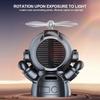 Solar-Powered Ornaments Car Air Freshener Universal Non-toxic Rotation Ornaments Long Lasting Perfume Deodorant Accessories