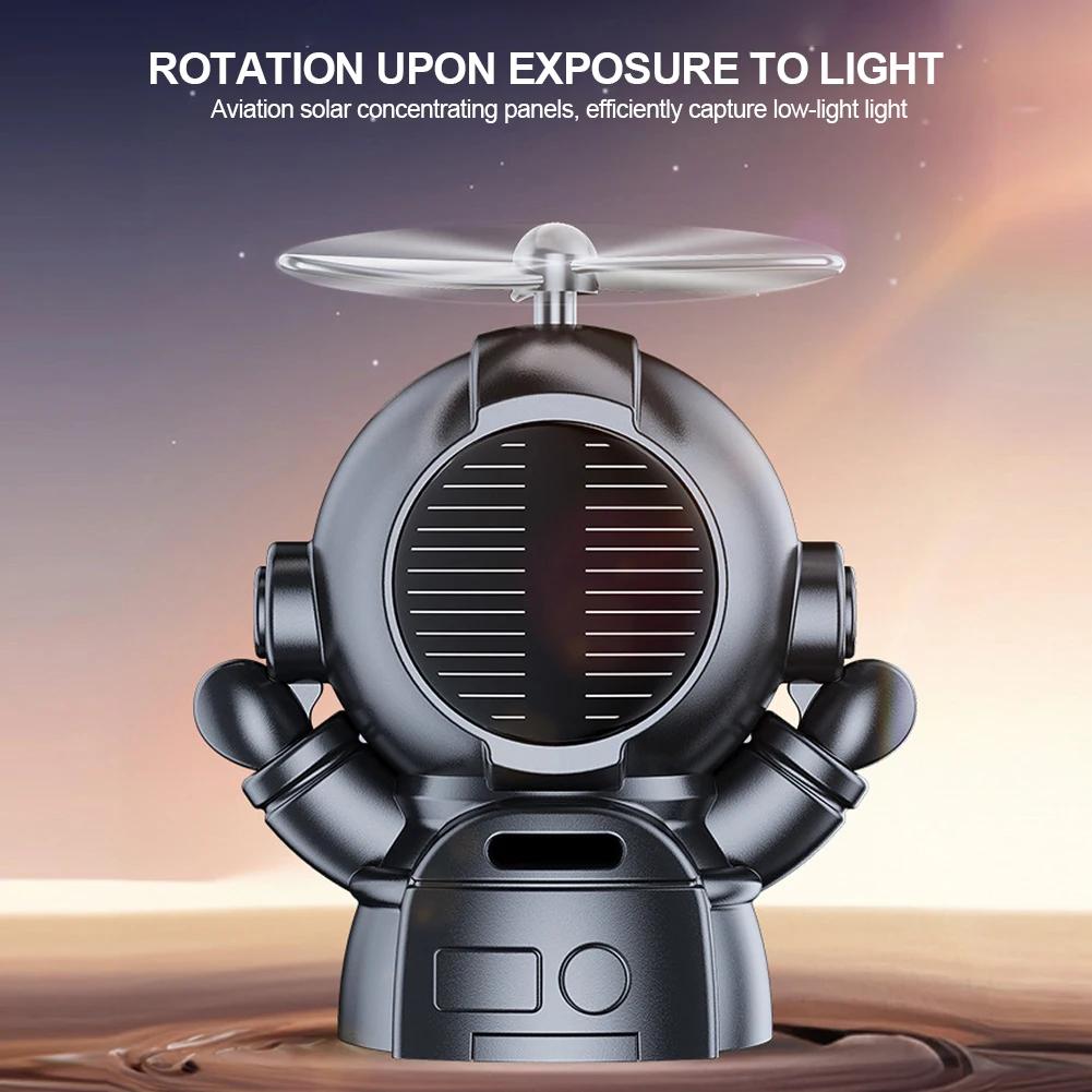 Solar-Powered Ornaments Car Air Freshener Universal Non-toxic Rotation Ornaments Long Lasting Perfume Deodorant Accessories
