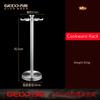 GEDO 304 Stainless Steel Kitchen Cookware Organizer Smoothly 360° Rotary Spatula and Soup Spoon Hanger 12 Pcs Kitchenware Rack