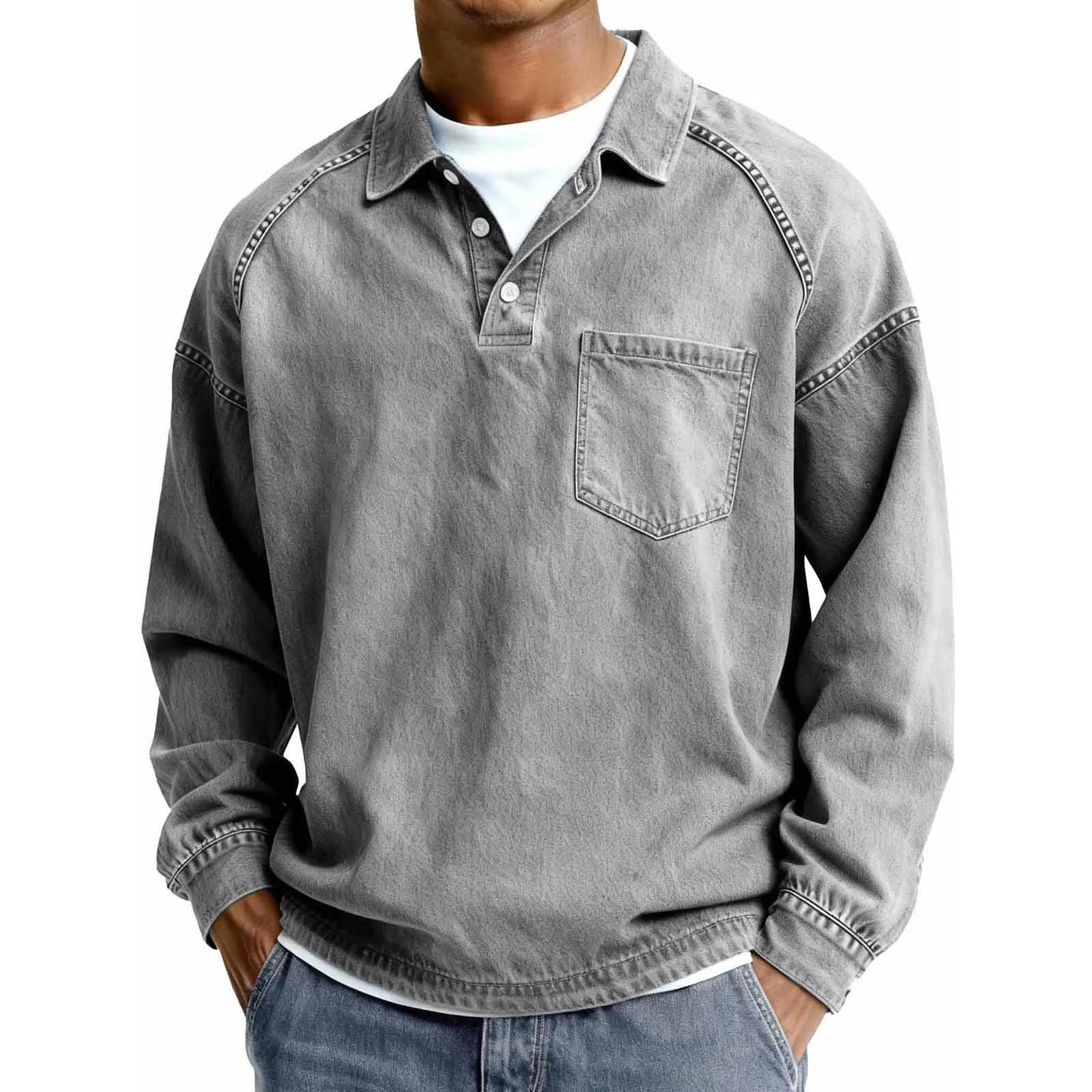 

Men s Leisure Print Three Button Long Sleeves Hoodie XL