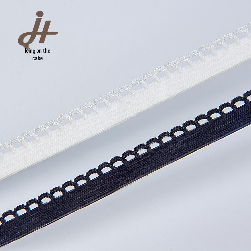 1cm Crescent Lace Elastic Webbing for Skirts & Underwear Edge Trim