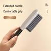Shoe and Clothes Cleaning Brush with Stiff Bristles and Long Handle - Multifunctional Use