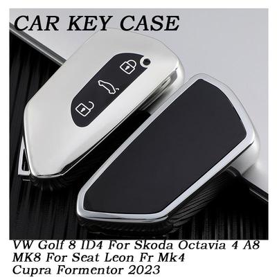 Husă Carcasă Cheie Auto TPU Fob Pentru VW Golf 8 ID4 Pentru Skoda Octavia 4 A8 MK8 Pentru Seat Leon Fr Mk4 Cupra Formentor 2023
