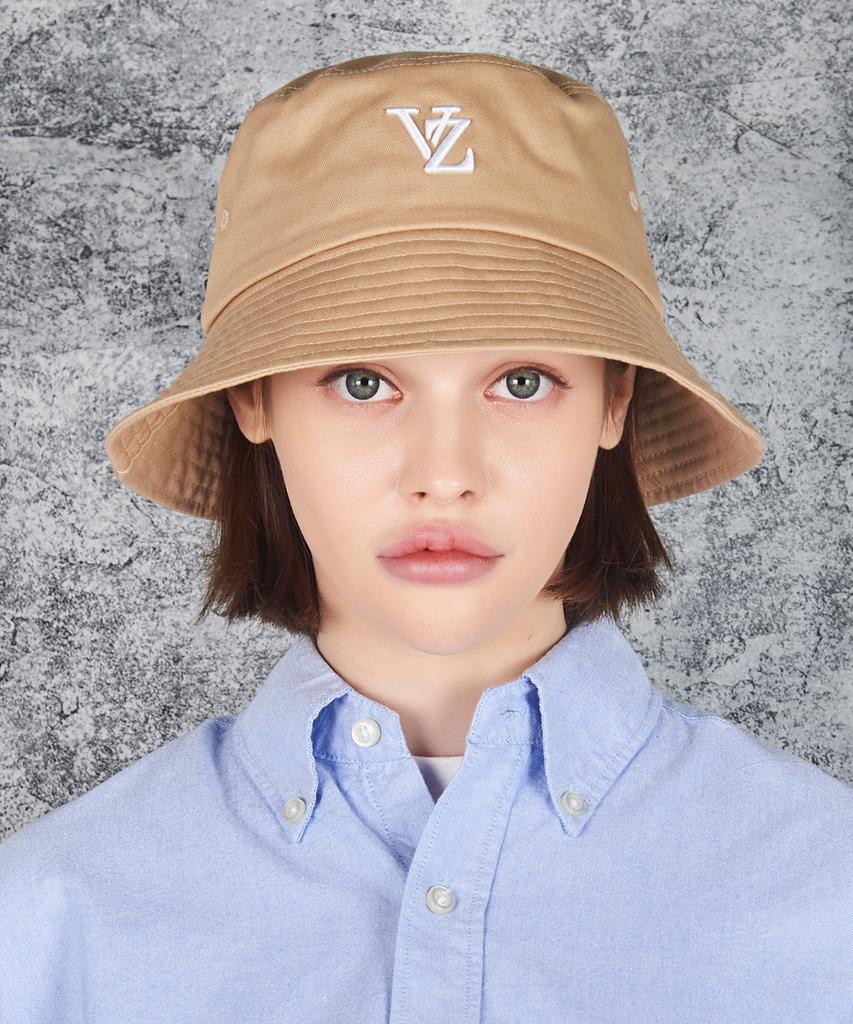 Bajal 3D Monogram Color Bucket Hat Beige