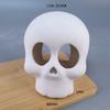 Halloween ceramic plain pumpkin candle holder, pottery bar DIY painted white embryo plaster doll colored white mold ornament