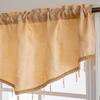 1PC Nuan Series Luxury Jacquard Curtain Head Beads Decorative Window Valance for Living Room Bedroom Home Decor