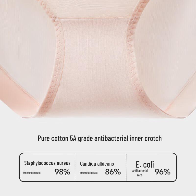 Heilan Home Women's Ice Silk Lace Mid-Waist Briefs 3-Pack