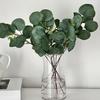 5Pcs Artificial Eucalyptus Leaves with Fruits Realistic Fake Greenery Plants DIY Floral Arrangements Table Centerpiece Decoration