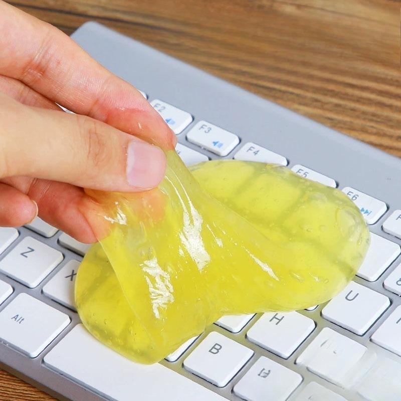 Dust-removing Adhesive for Crevices, Air Conditioning Vents, Computer Keyboard Cleaning Mud, and Multi-functional Soft Adhesive for Cars