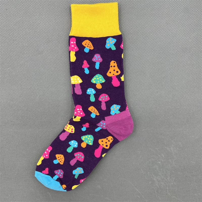 Happy Socks Women's Unisex Combed Cotton Sock Cherry Strawberry
