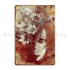 My Great Devastator Ii Burnt Flower Girl Graffiti Painting Metal Plaque Poster Club Wall Decor Personalized Club Tin Sign Poster