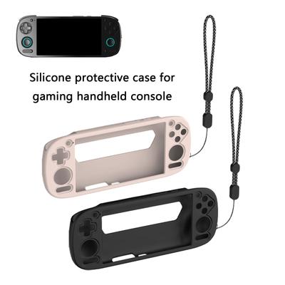 Gamepad-Gehäuse Silikon-Schutzhülle mit Lanyard für Retroid Pocket 5 Konsole Kratzfeste Schale Schutzhülle