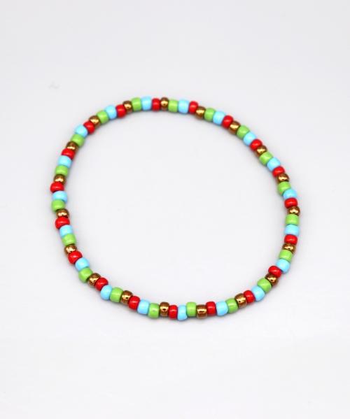 Bonbeau Bronze Beads Mix Color Layered Bracelet 5 Colors