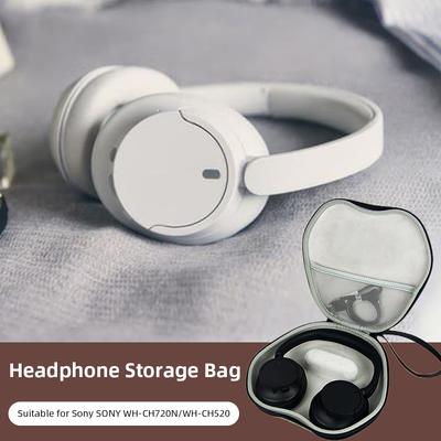 For Sony WH-CH720N/WH-CH520 Headphone Storage Bag Wireless Earphones Protection Bag Carrying Case EVA Anti Scratch Dustproof Box