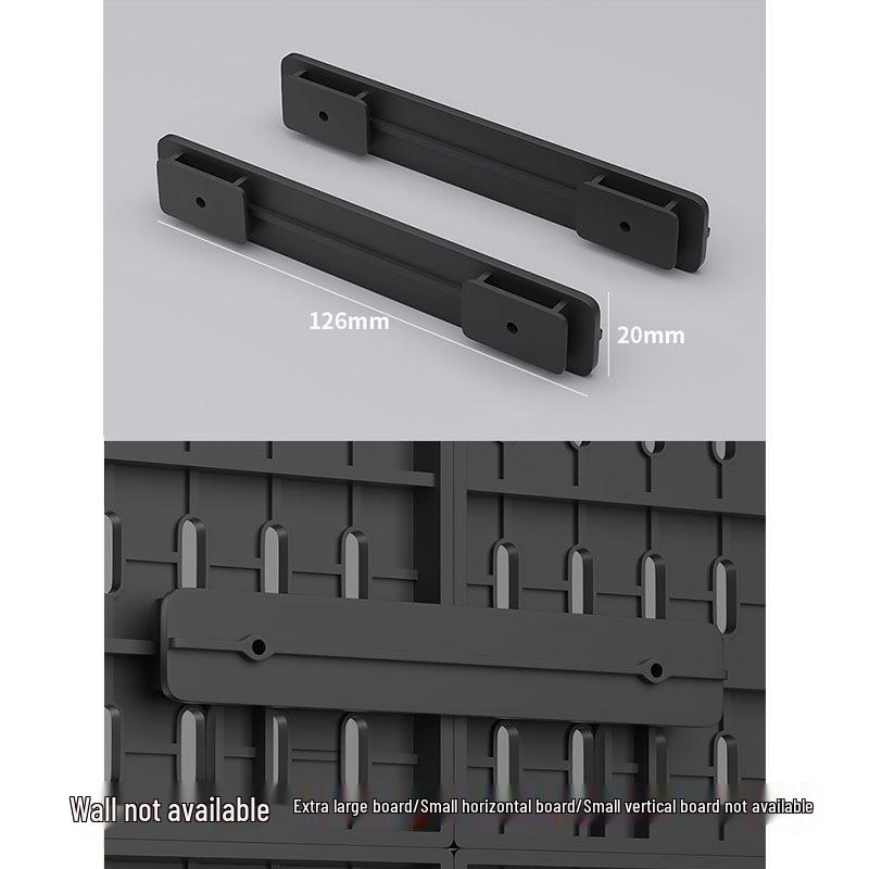 Wall-Mounted Pegboard Organizer with Accessories: Versatile Punch-Free Hanging System for Kitchens, Tool Rooms, and E-Sports Rooms.