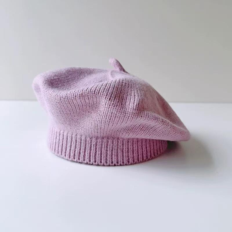 2025 Autumn/Winter Unisex Korean Knit Wool Hat for Kids and Babies - Warm, Trendy Pullover Design
