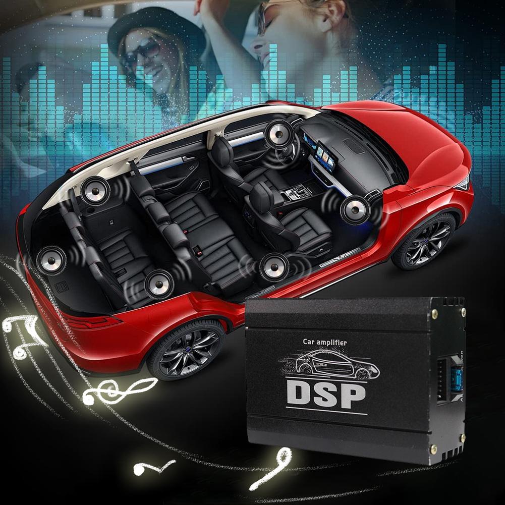 Car DSP Digital Audio Processor 4 Channel Audio Digital Sound Processor Car DSP Amplifier for Car Audio Enhancement