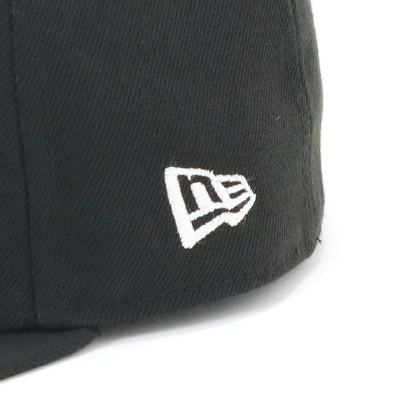 [New Era] cap basic Plain color black 8 506 BASIC BLK/WHT 25J