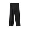 Men's Trendy Spring Casual Trousers - Half Elastic Waist, Versatile Loose Fit, Straight Leg Design