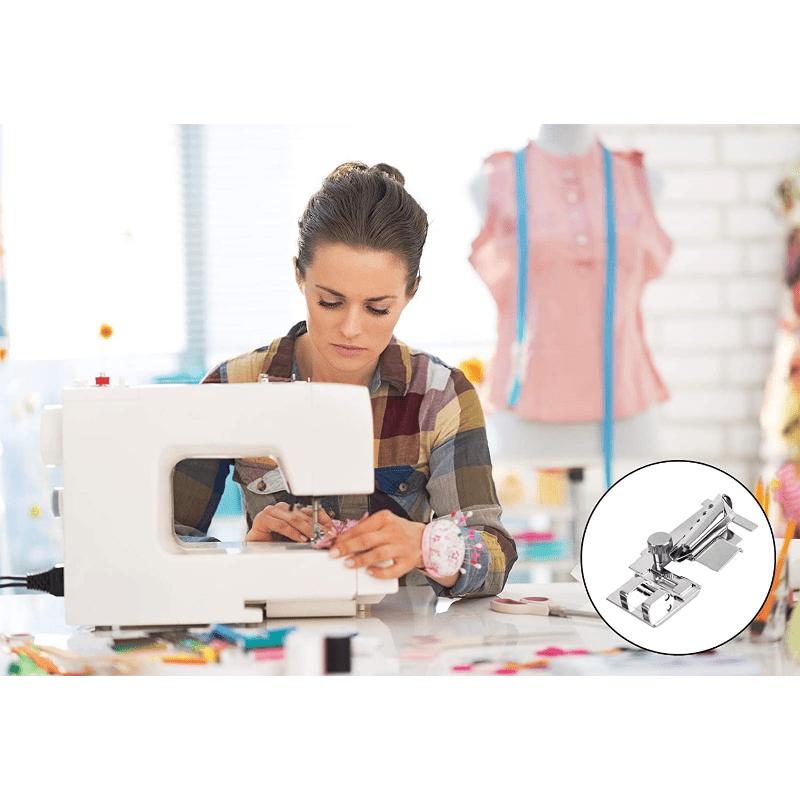 1PC Accessoires Machine à Coudre Domestique Coquille Pied Presseur Pied Ourleur 9907 CY-9907