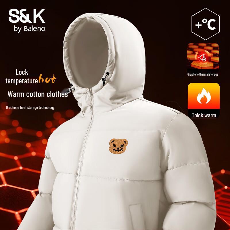 

Baleno S&K Series Men s Hooded Winter Cotton Jacket 3XL