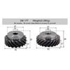 2M 3M 10T-30T High Torque 45° L/R Rotation Helical Gears Interlocking Machined Bore 180° Drive for Industrial Machinery