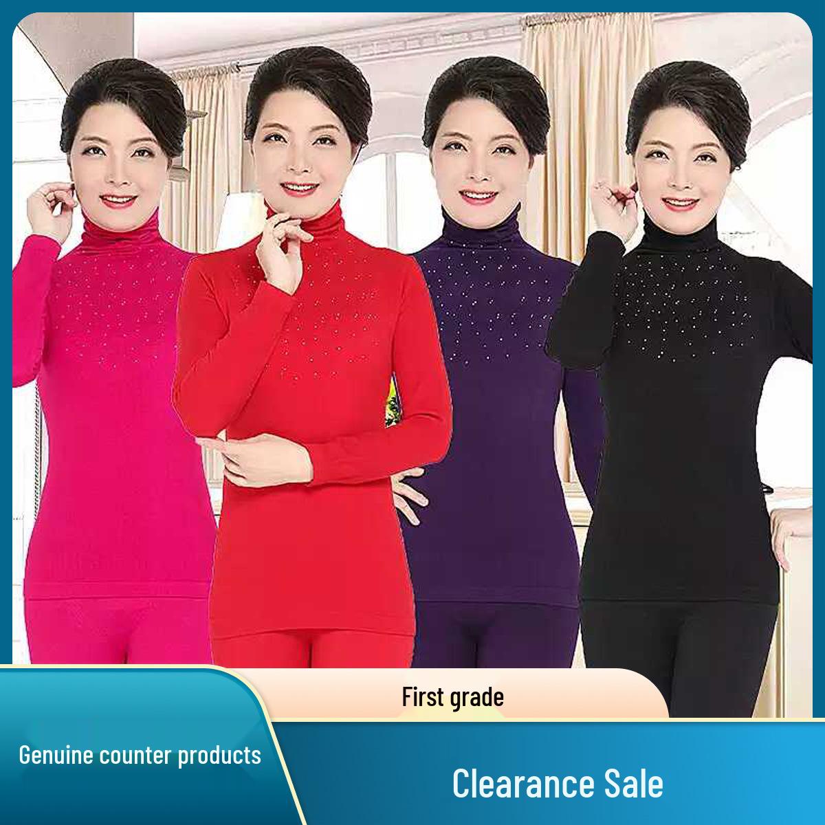 

Жіночий комплект безшовного моделювання тіла з високою горловиною - Не скочується, Не линяє One Size чорний