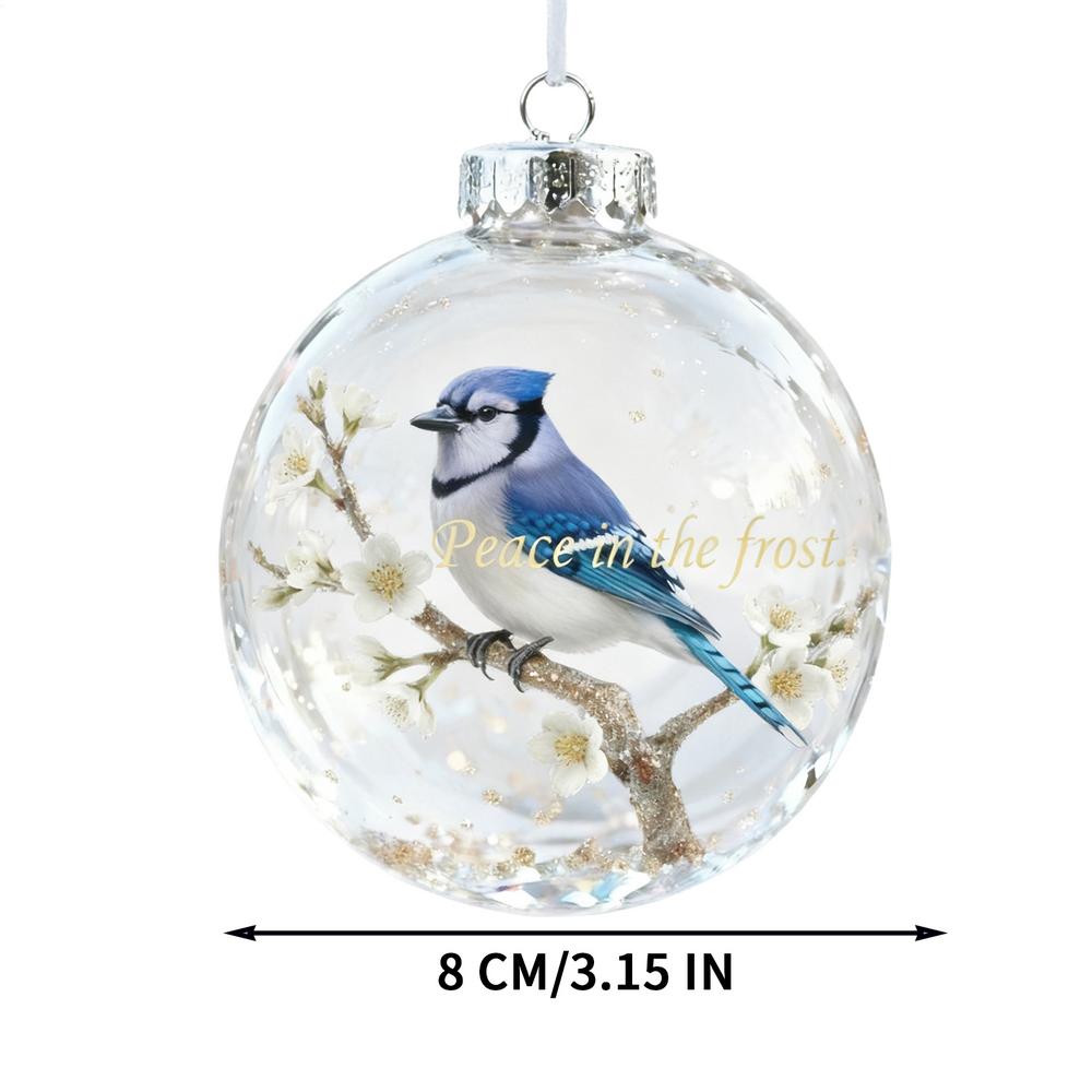 Hummingbird Christmas Balls Ornament PP Hummingbird Pendant Decoration For Home Tabletop Window Doorway Kitchen Living Room