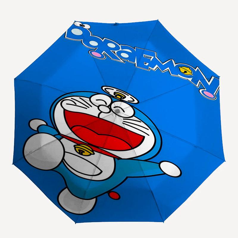 

1pc DoraemonOpen/Close Umbrella-Windproof, Compact Travel Umbrella, Sturdy 8-Rib Shaft, Outdoor Accessory, 1088
