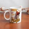 1pc 11oz Beer Lover Ceramic Mug with Double-Sided Print, Perfect Home or Office Cup, Great Humorous Gift for Drinking Fans