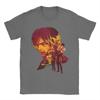 Vintage T Shirt Summer Handsome Unisex Leon Kennedy Gamer Fans Art Novelty T Shirts Pure Cotton Tee Shirt Unisex Y2K Fun Cheap Print