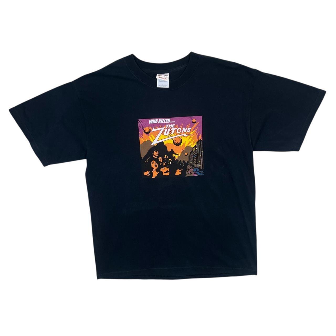 Early 00 Who Killed... The Zutons Indie Rock Music Band Black T-shirt Large XXXXL