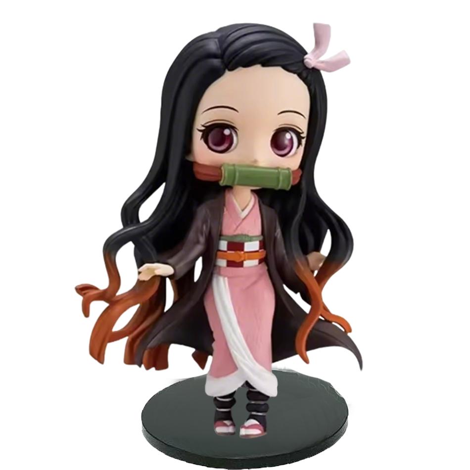 Demon Slayer Anime Action Figure - Kamado Tanjirou Agatsuma Zenitsu Nezuko PVC Model Toy Kimetsu No Yaiba Warriors Action Figure