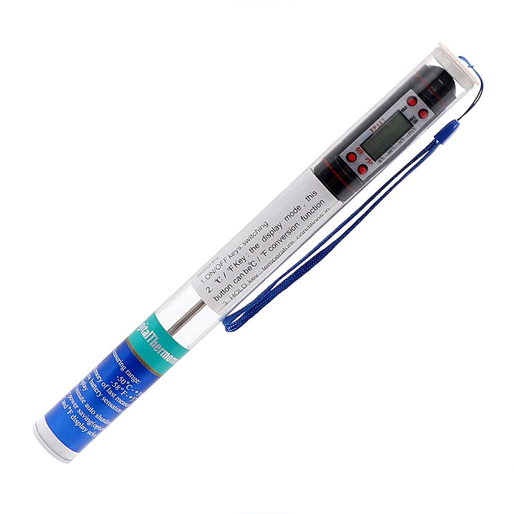 Electronic Digital Thermometer Meat Food Probe Kitchen Cooking Weather Station Temperature Sensor Temperature Instrument With Battery