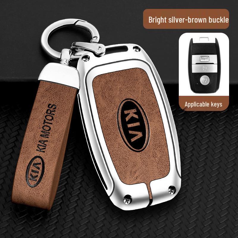 Kia Key Cover Fit for KX3, Arro, K3, Sportage, K5, KX5, KX-Cross, Yipao Model - Protective Buckle Included
