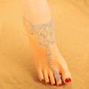 Rhinestone Bridal Beach Barefoot Anklet - European & American Hot Trend