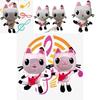 Adorable Gabby's Dollhouse Music Plush Toy Cartoon Stuffed Cat Plushie Doll For Kids