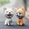Gift Wobble Head Dolls Resin Shaking Head Dog Nodding Puppy Toys Bobblehead Dog Car Ornaments