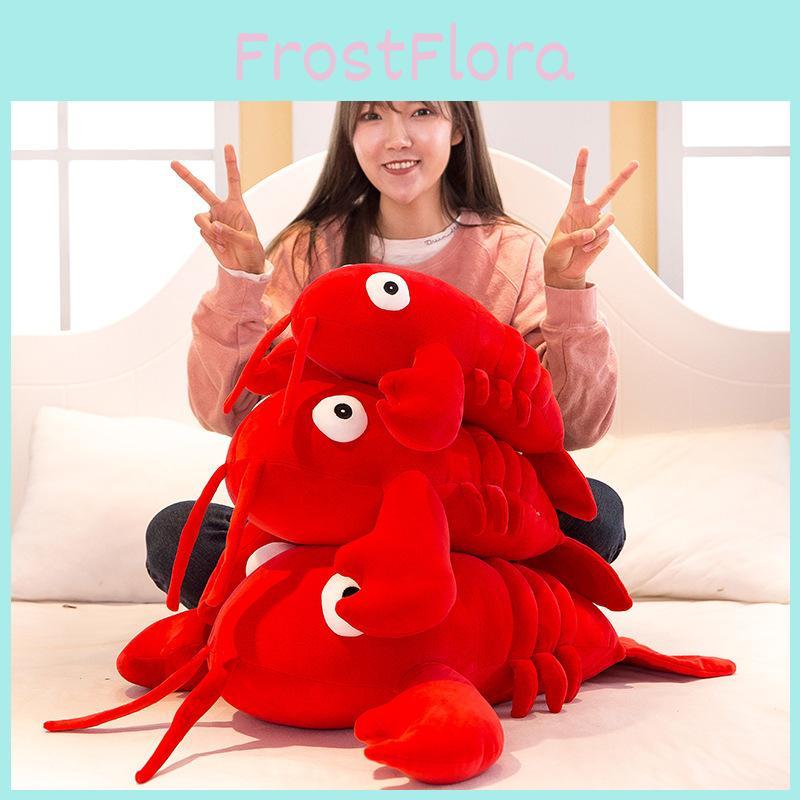 Crayfish Plush Simulating Toy Cute Cartoon Boy Children Birthday Gift Holiday