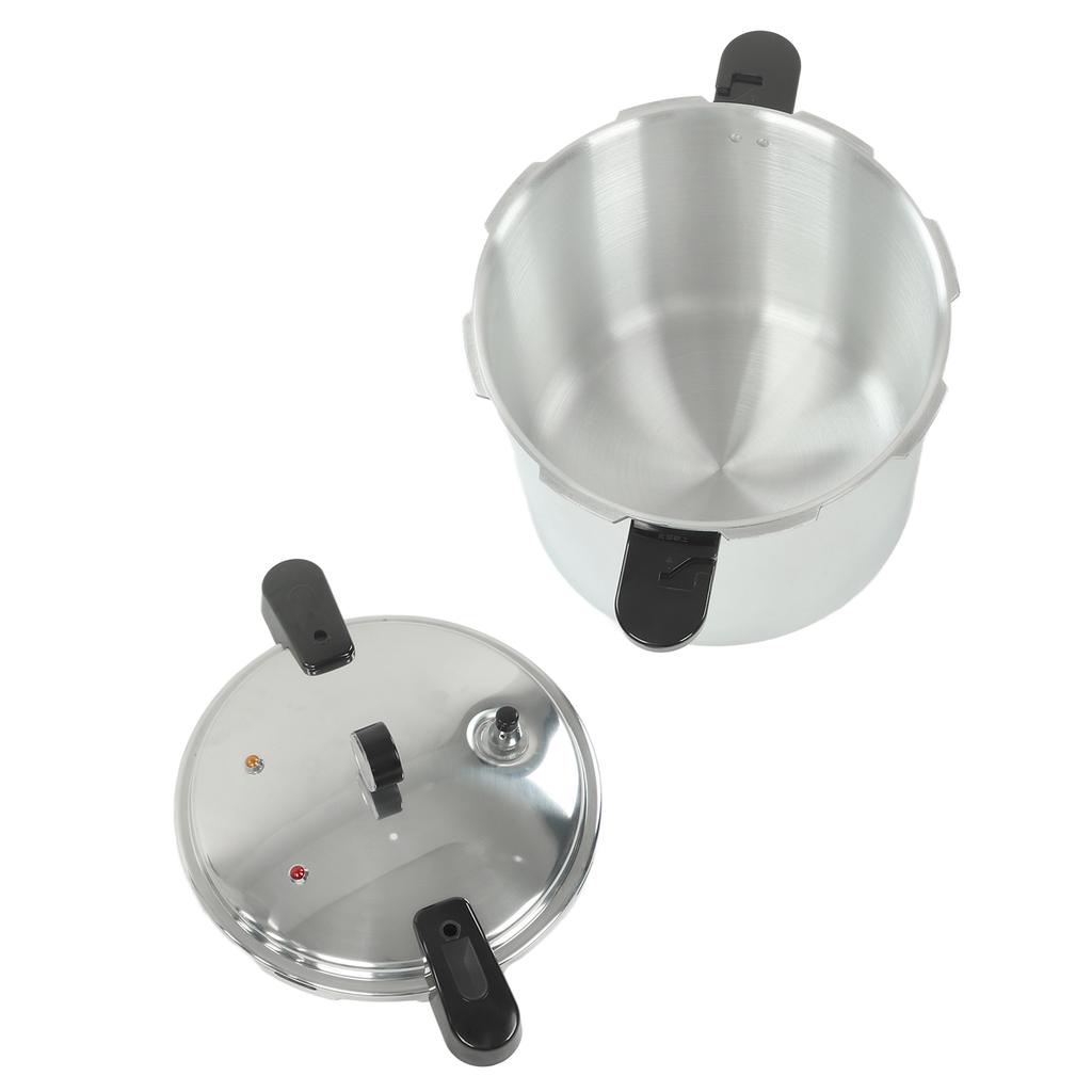Pressure Cooker Aluminum Alloy 23L Pressure Cooker with Gauge Multifunctional Pressure Canner for Home Restaurant Hotel