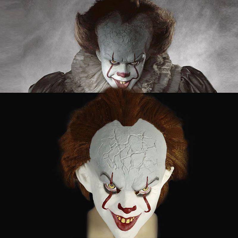 Authentic Stephen King's It Pennywise Latex Mask Perfect For Halloween Cosplay Events