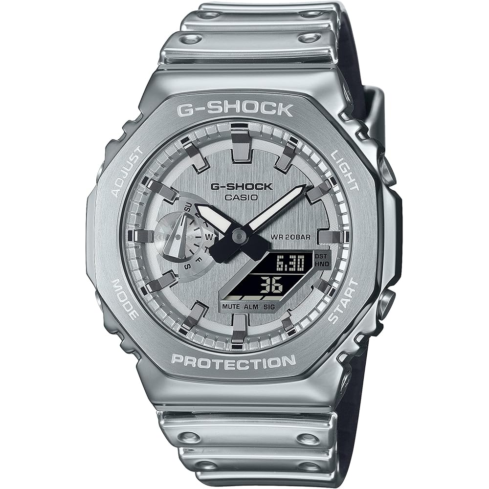 

Casio G-Shock Fine Metallic Series GM-2100YM-8AJF Men s Silver Watch
