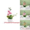 Artificial Butterfly Orchid With Durable Silk Material For Indoor Garden And Event Decor