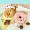 Plush Stuffed Simulationdonut Toy Dessert Doll Couple Keychain Birthday Gifts