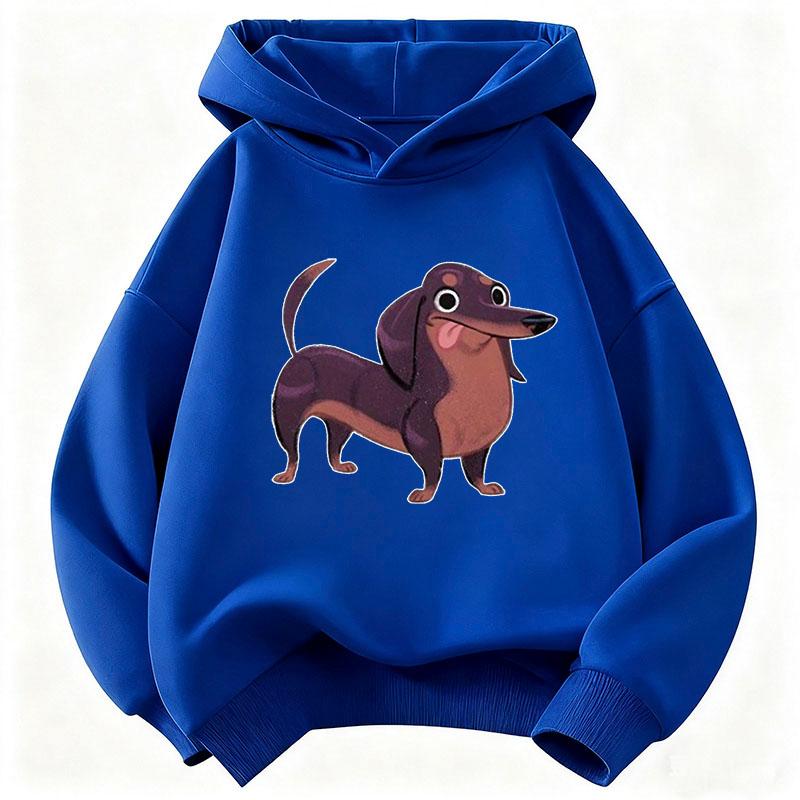 Dachshund Dog Funny Hoodie Kids Children's Sweatshirt Hoody for Boys Girls Casual Hoodies Y2k Clothes